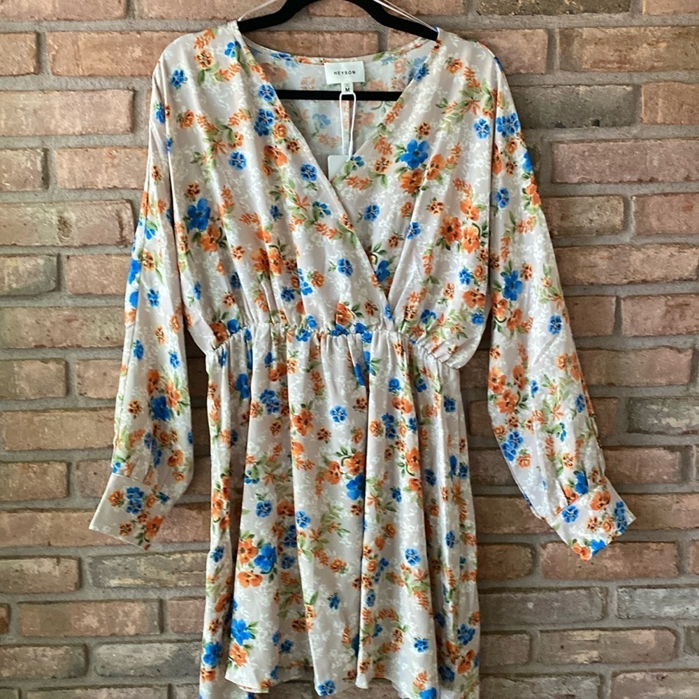 Heyson Floral Print Dress NWT